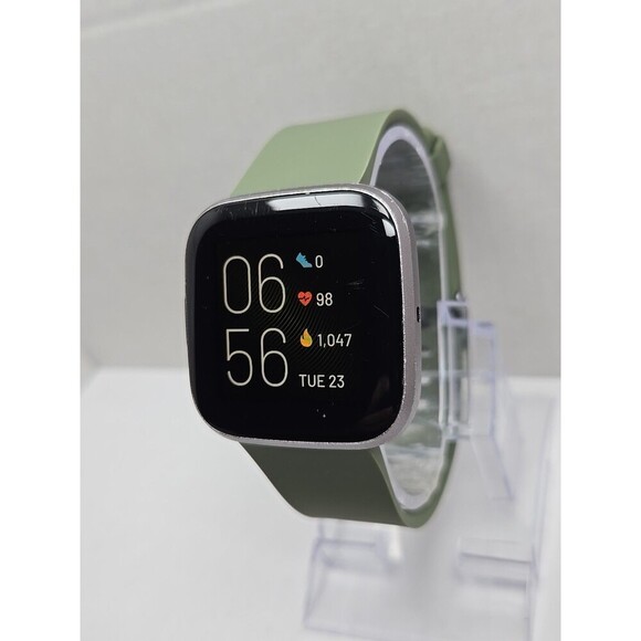 Fitbit Versa 2 Smartwatch Gray 40mm Alexa WR50M Always On Display No Charger - Picture 3 of 10